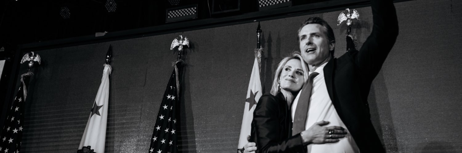 Jennifer Siebel Newsom's banner