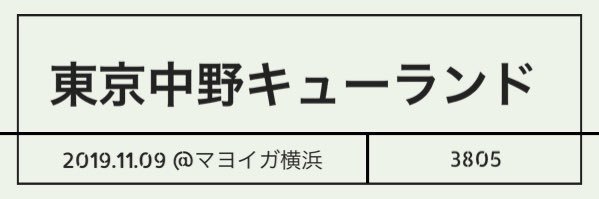 中野キュー's banner