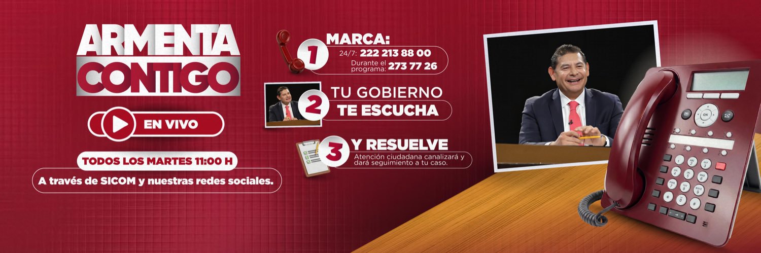 Alejandro Armenta's banner
