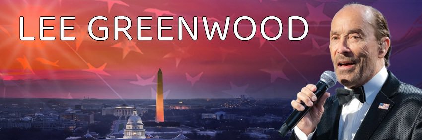 Lee Greenwood's banner
