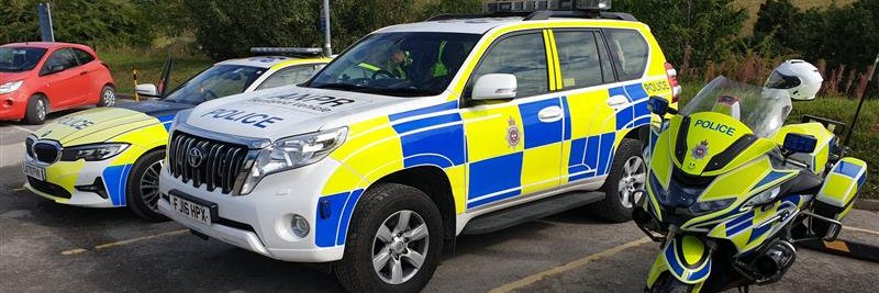 Derbyshire Roads Policing Unit's banner