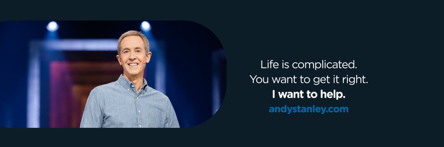 Andy Stanley's banner