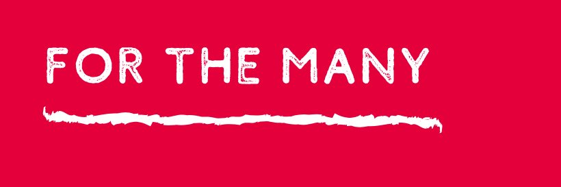For The Many's banner