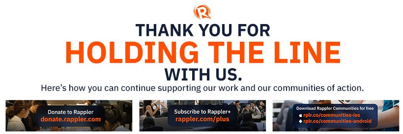 Rappler's banner