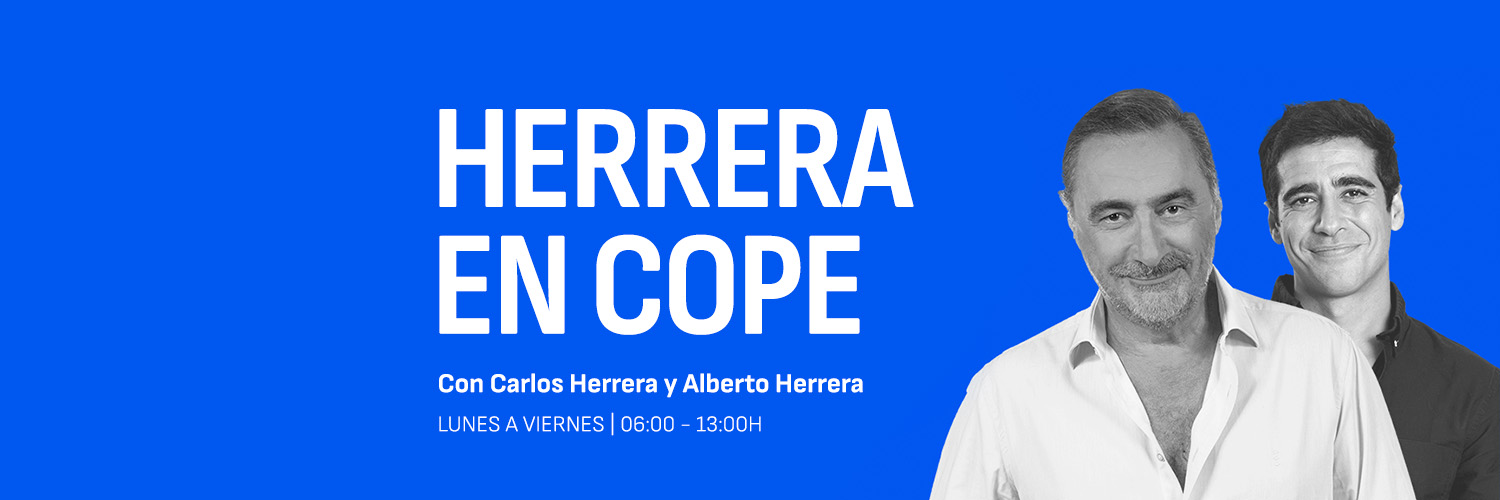 Herrera en COPE's banner