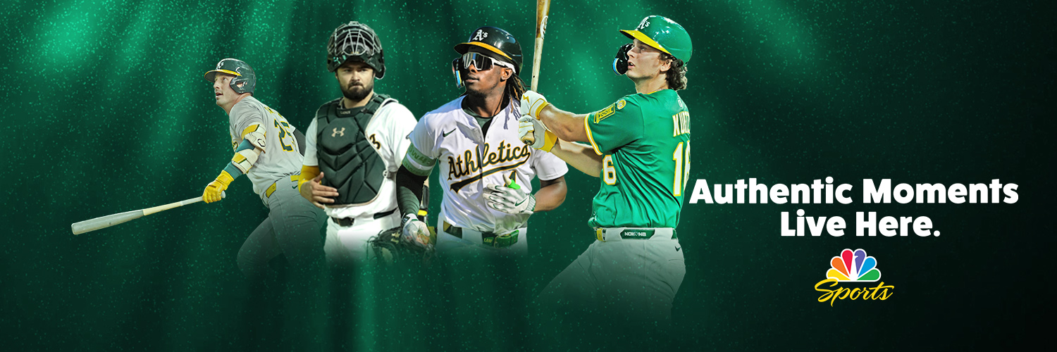 Athletics on NBCS's banner