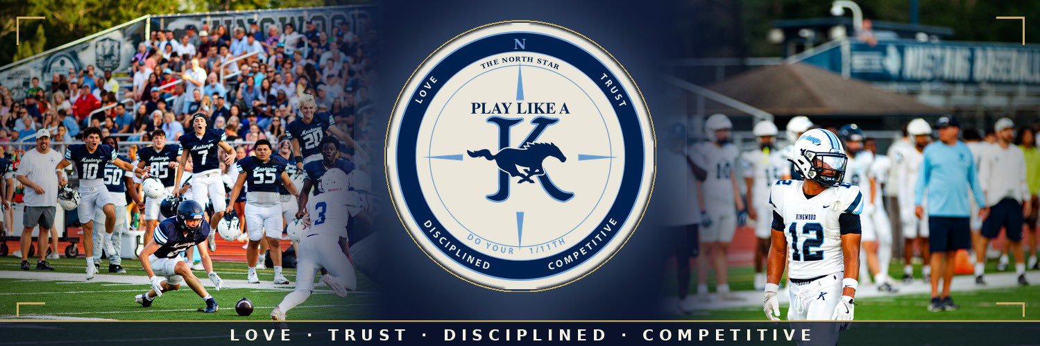 Kingwood Mustang Football's banner
