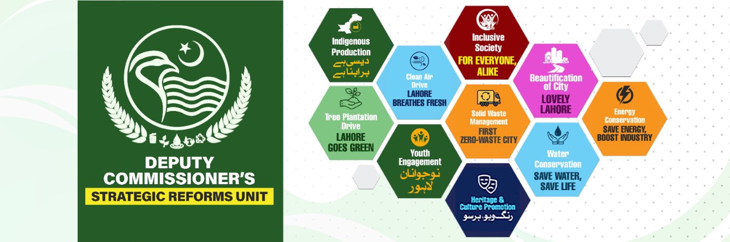 Deputy Commissioner Lahore's banner