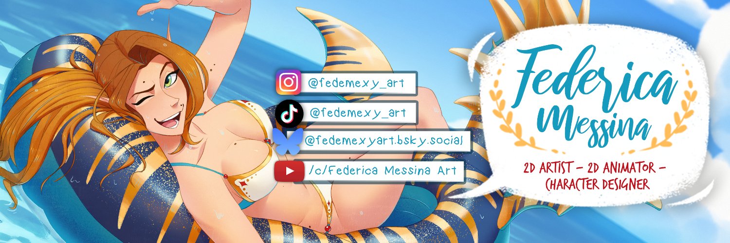 Federica Messina Art (moving to Bluesky!)'s banner
