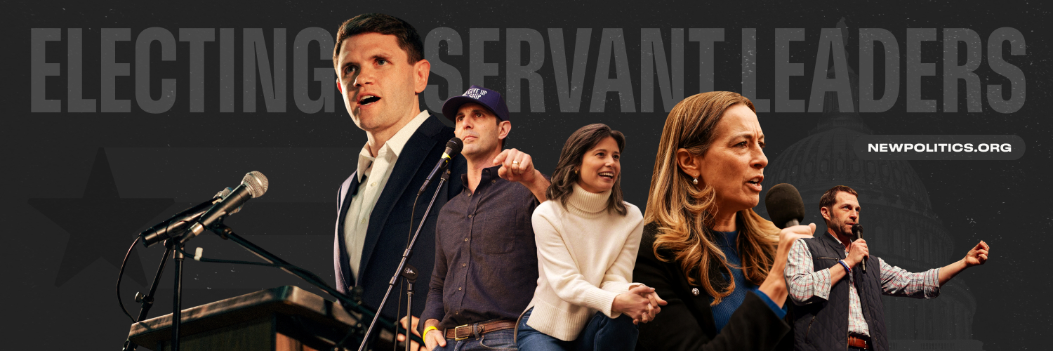 New Politics's banner