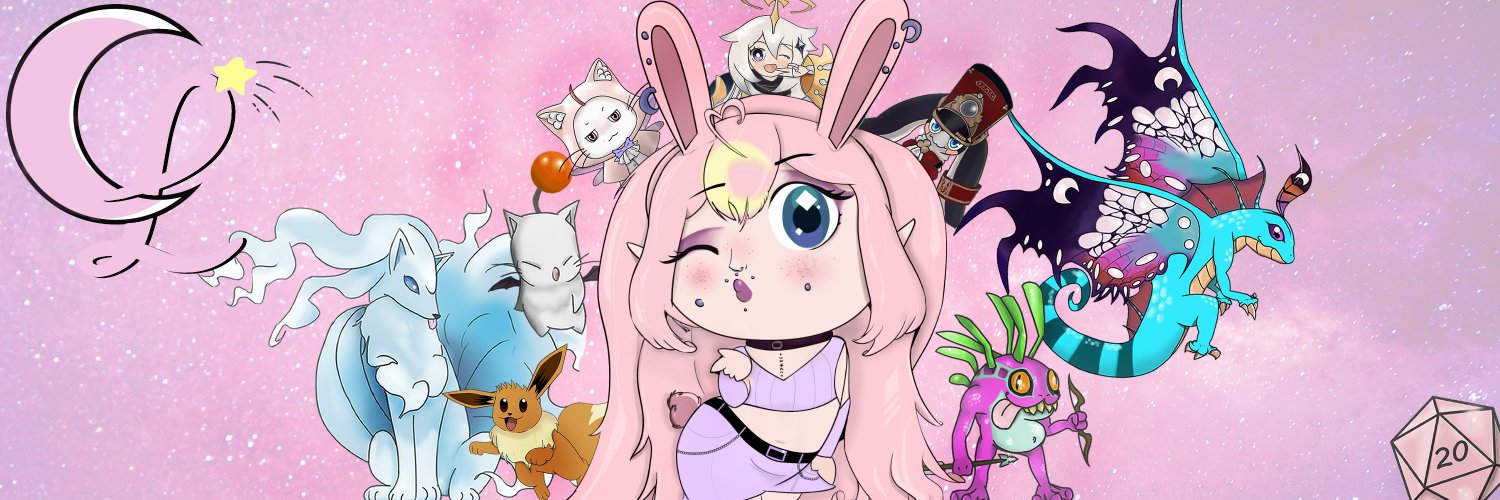 🐰Clodagh Lunaria - Lunar Bunny Vtuber🐰's banner