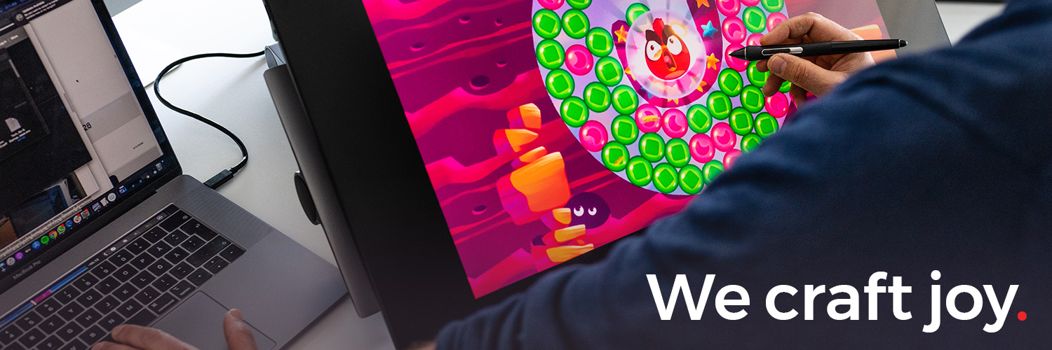 Rovio's banner