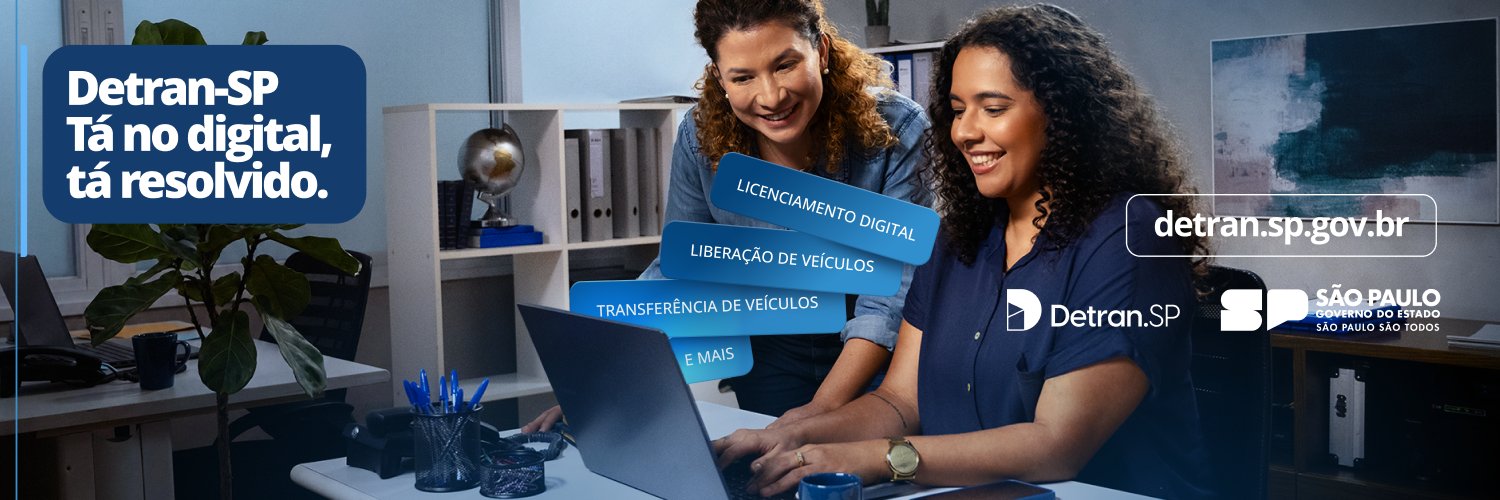 Detran-SP's banner
