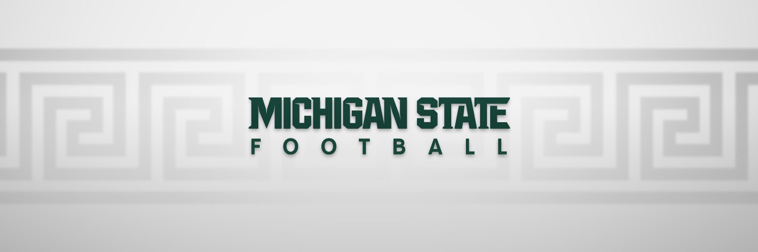 Michigan State Football's banner