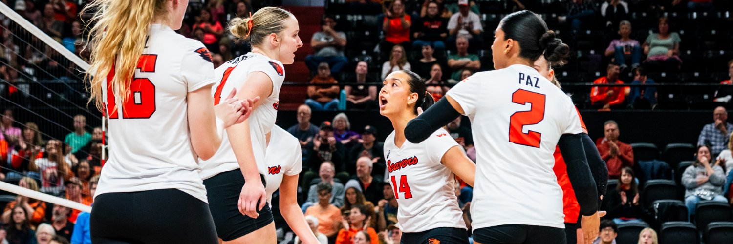 Oregon State Volleyball's banner