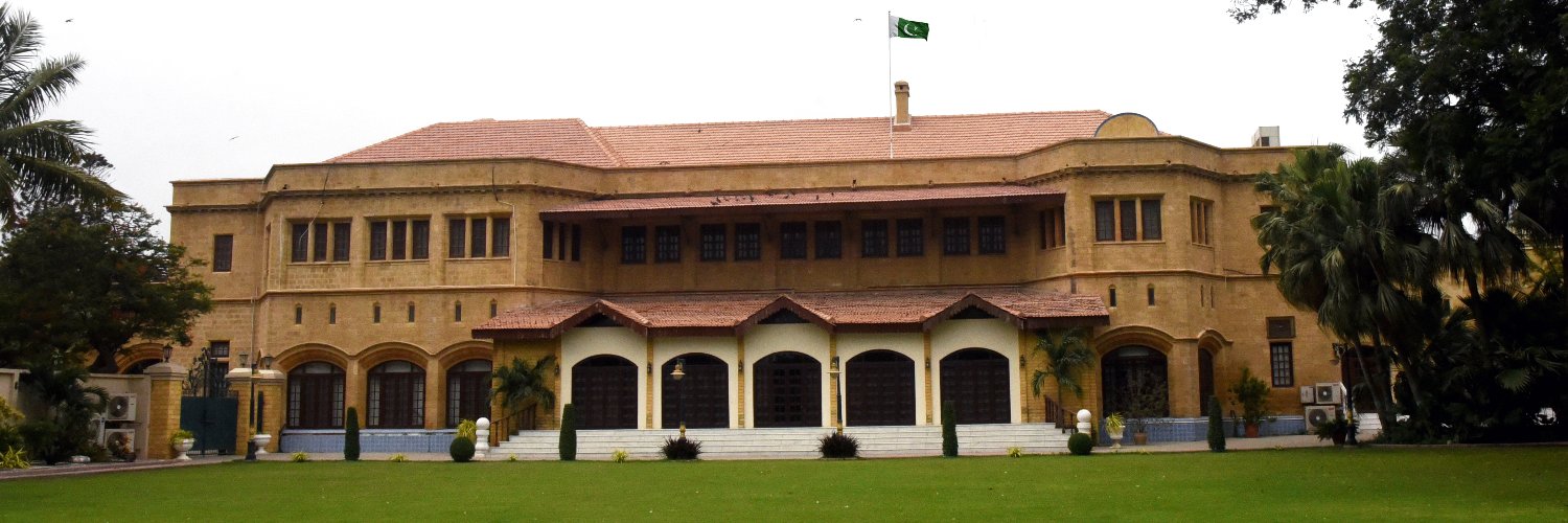 Sindh Chief Minister House's banner
