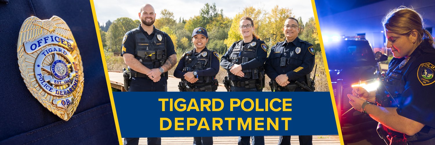Tigard Police's banner