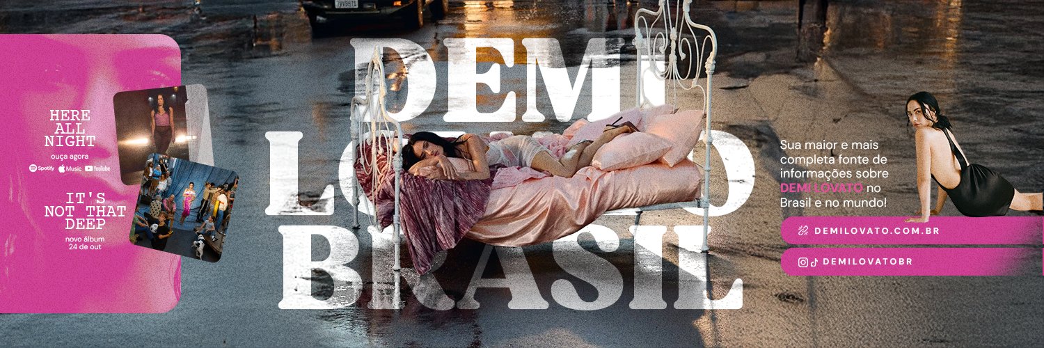 Demi Lovato Brasil's banner