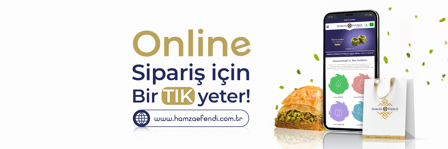 Hamza Efendi Baklava's banner