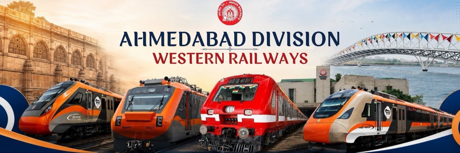 DRM Ahmedabad's banner