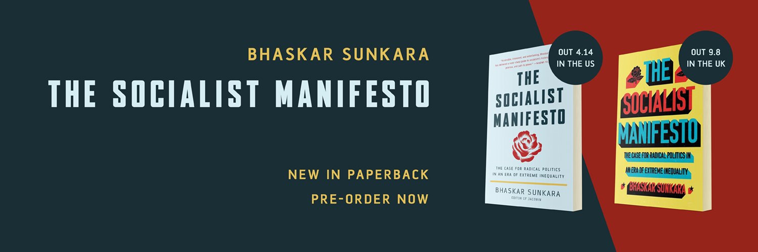 Bhaskar Sunkara's banner