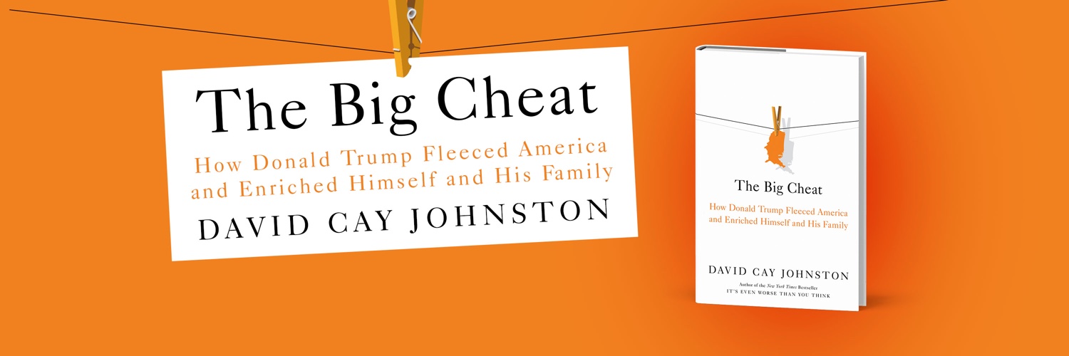 David Cay Johnston's banner