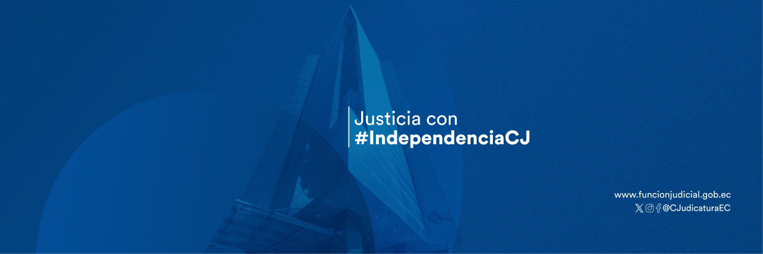 Consejo de la Judicatura's banner