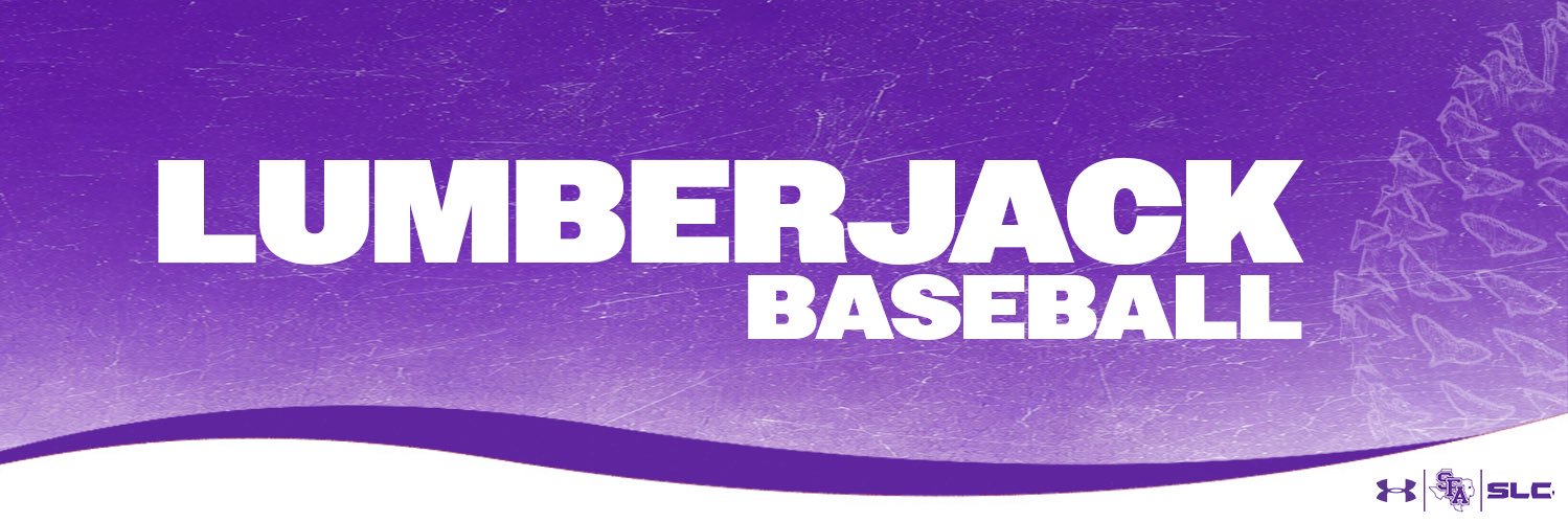 Lumberjack Baseball's banner