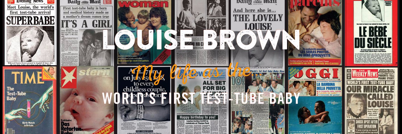 Louise Brown's banner
