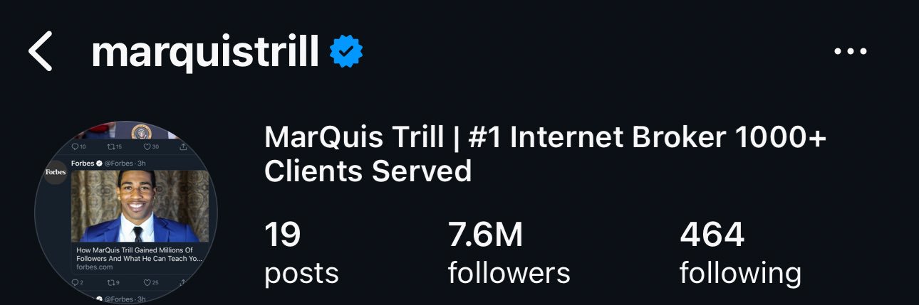 MarQuis Trill | Youtuber, Streamer and Management's banner
