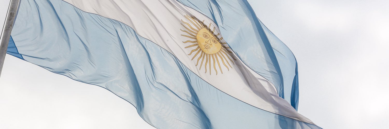 Martín Guzmán's banner