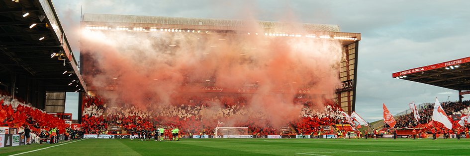 Aberdeen FC's banner