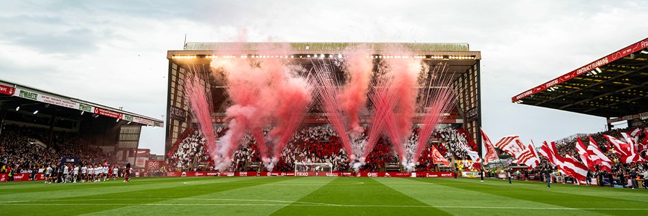 Aberdeen FC's banner