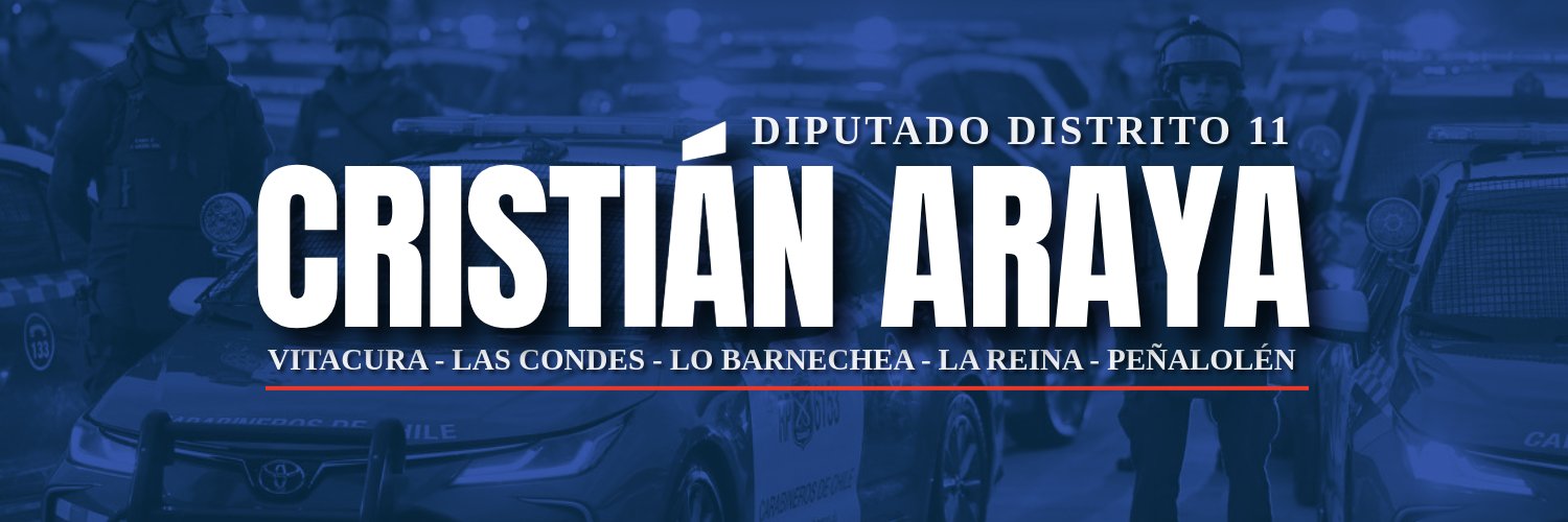 🇨🇱 𝐂𝐑𝐈𝐒𝐓𝐈𝐀́𝐍 𝐀𝐑𝐀𝐘𝐀 - DIPUTADO's banner