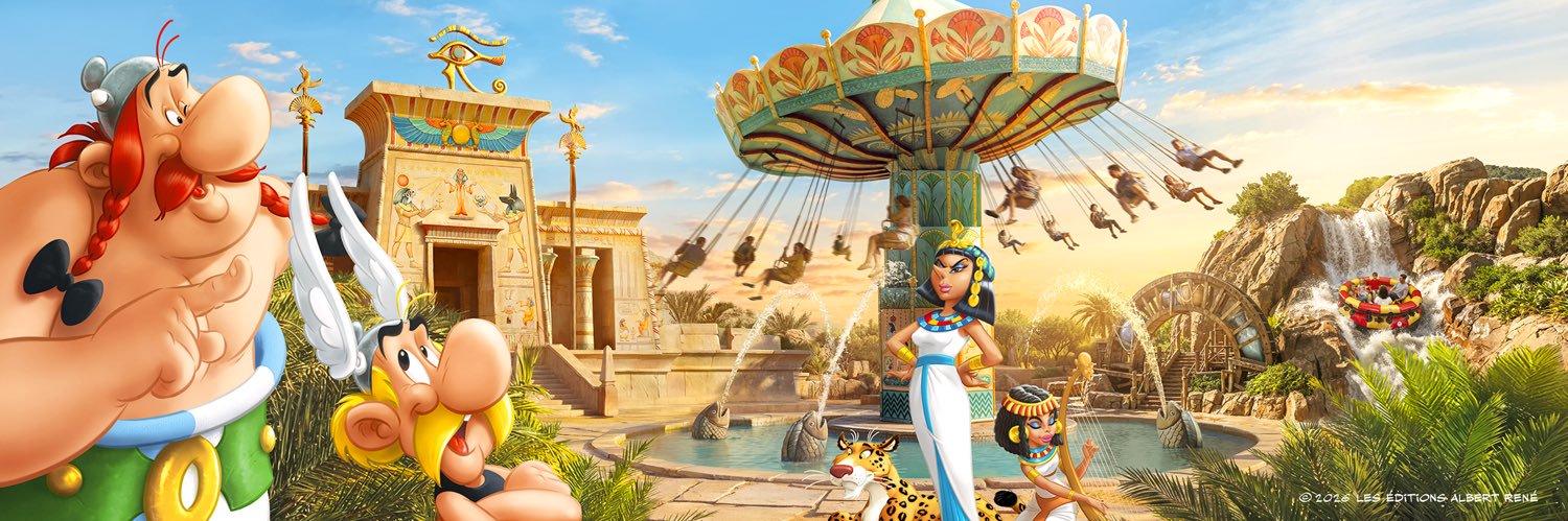 Parc Astérix's banner