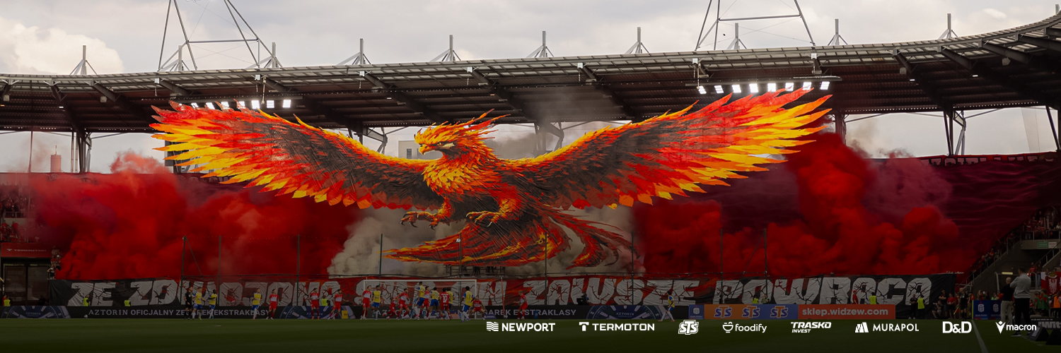 Widzew Łódź's banner