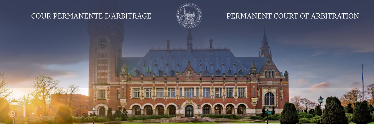 Permanent Court of Arbitration's banner
