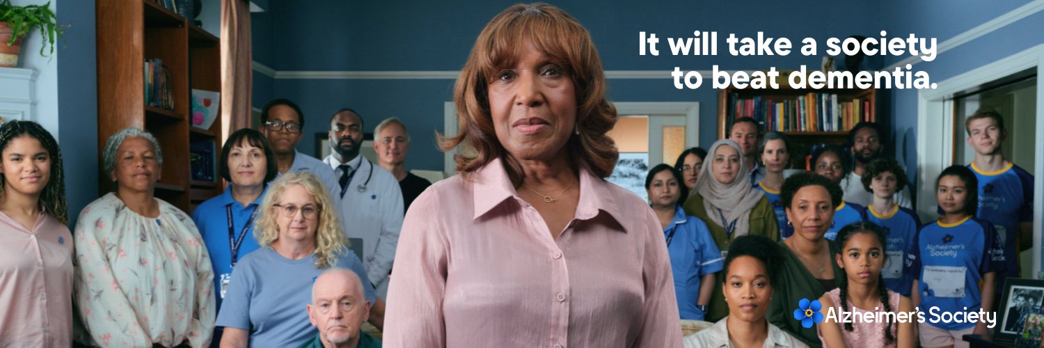 Alzheimer's Society's banner