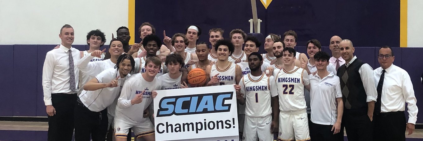 Kingsmen Basketball's banner