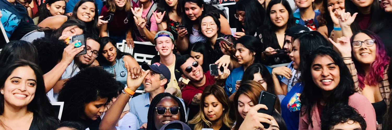 Beto O'Rourke's banner