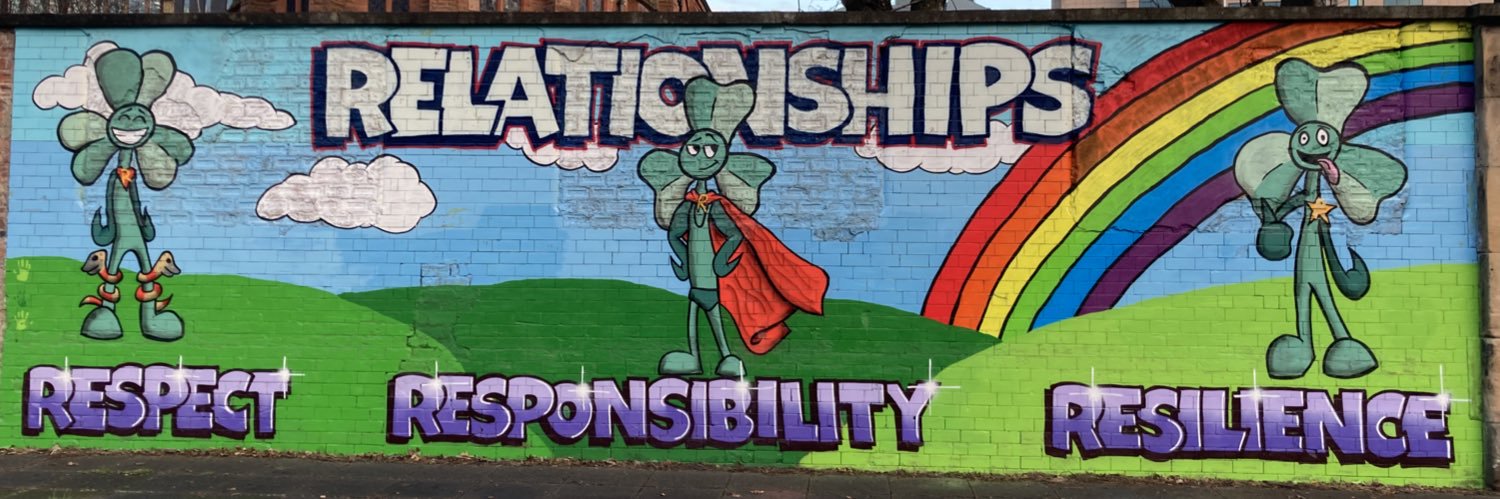 St Patrick's Primary's banner