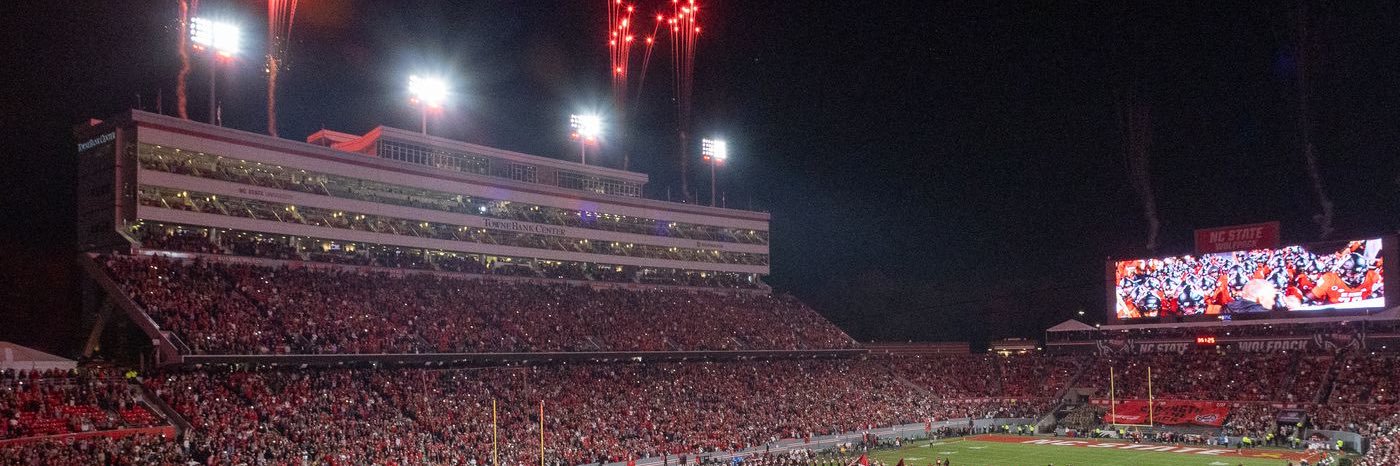 Typical NC State fan's banner