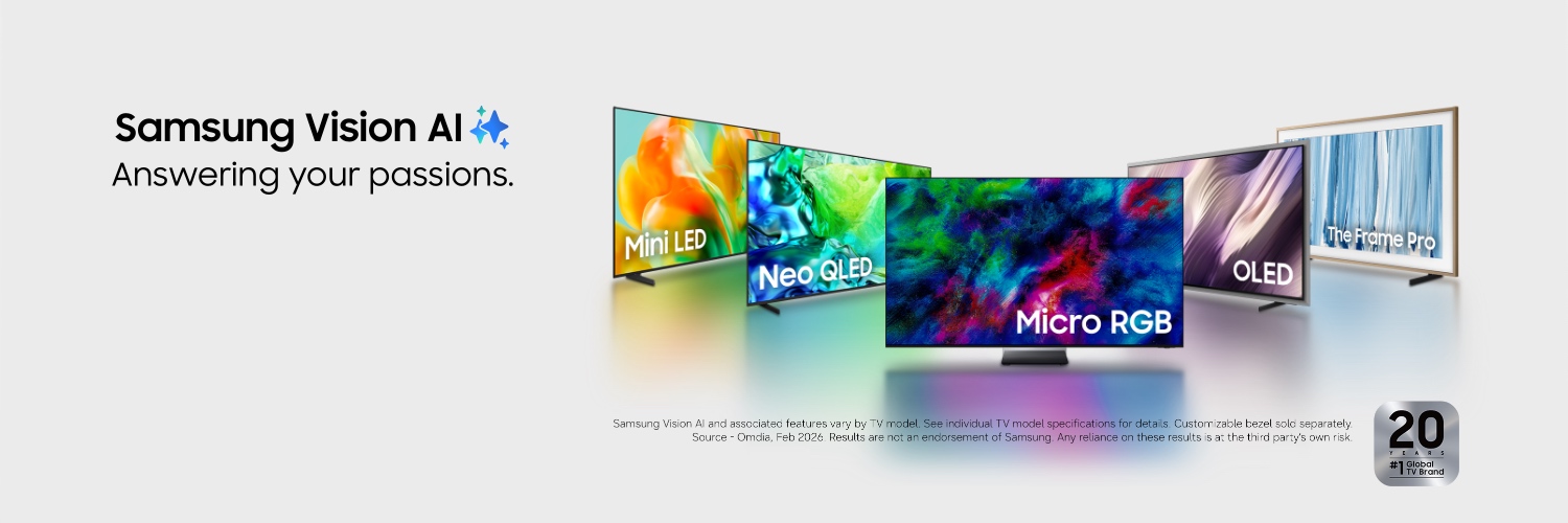 Samsung US's banner