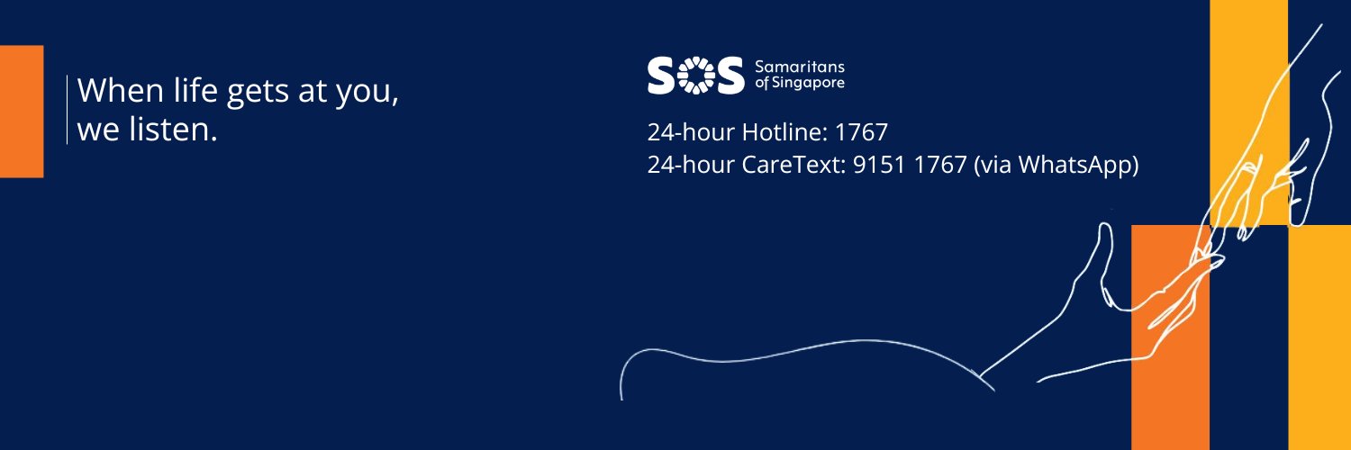 Samaritans of Singapore's banner
