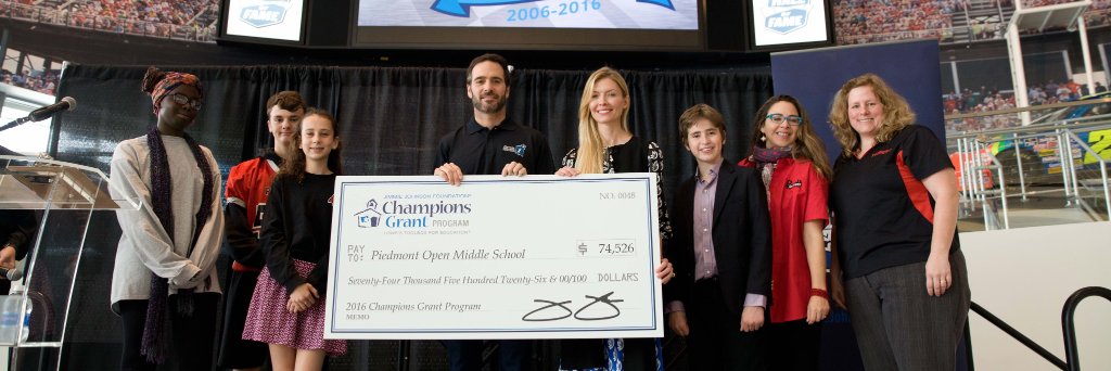 Jimmie Johnson Foundation's banner