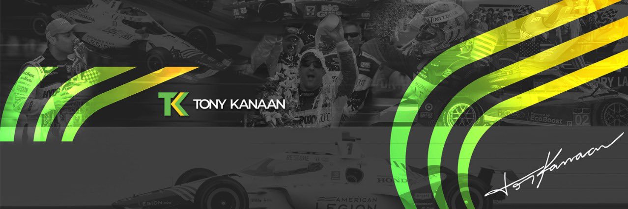 Tony Kanaan's banner