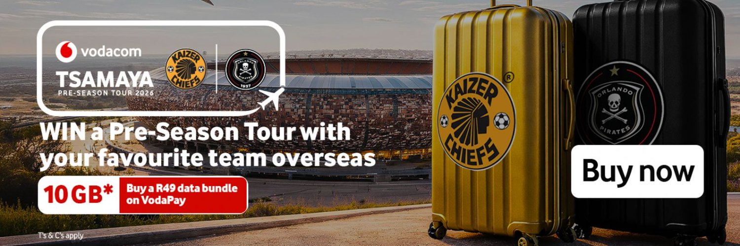 Vodacom Soccer's banner