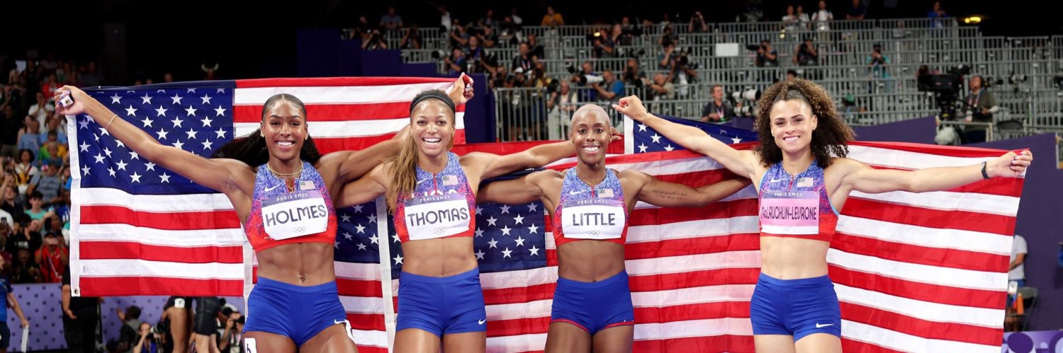 Gabby Thomas's banner