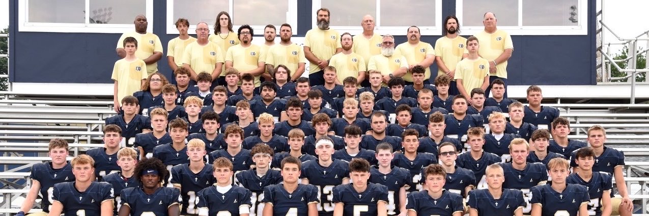 Quincy Notre Dame Football's banner