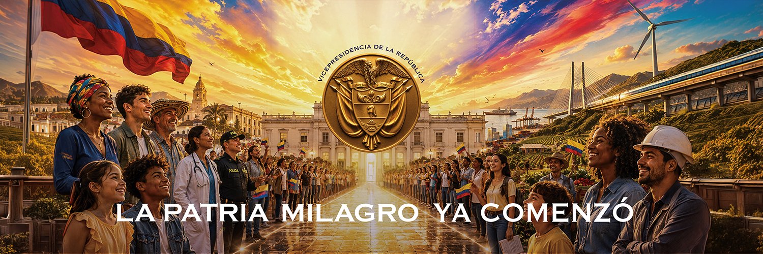 Vicepresidencia Colombia's banner
